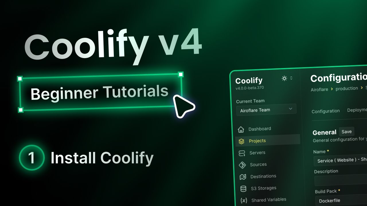 Install Coolify on Linux &bull; 2025