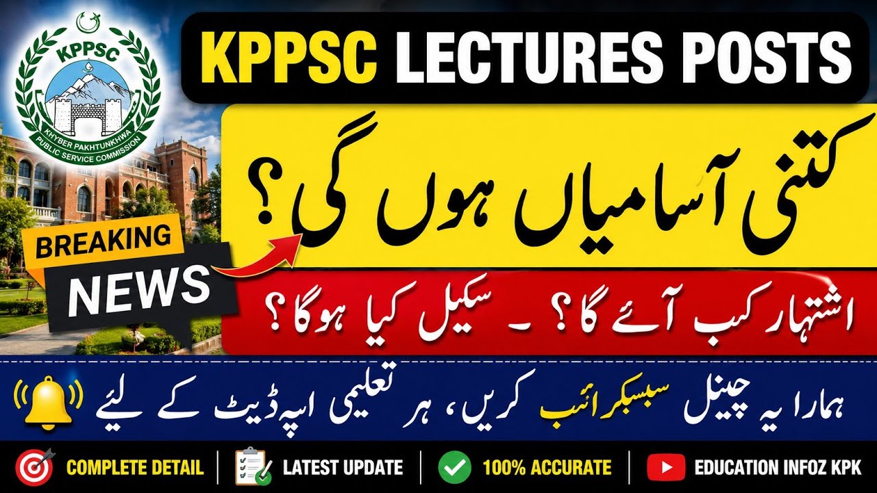 KPPSC Lecturer Jobs 2026  || Vacancies, Advertisement Date || Scale || All Details ||