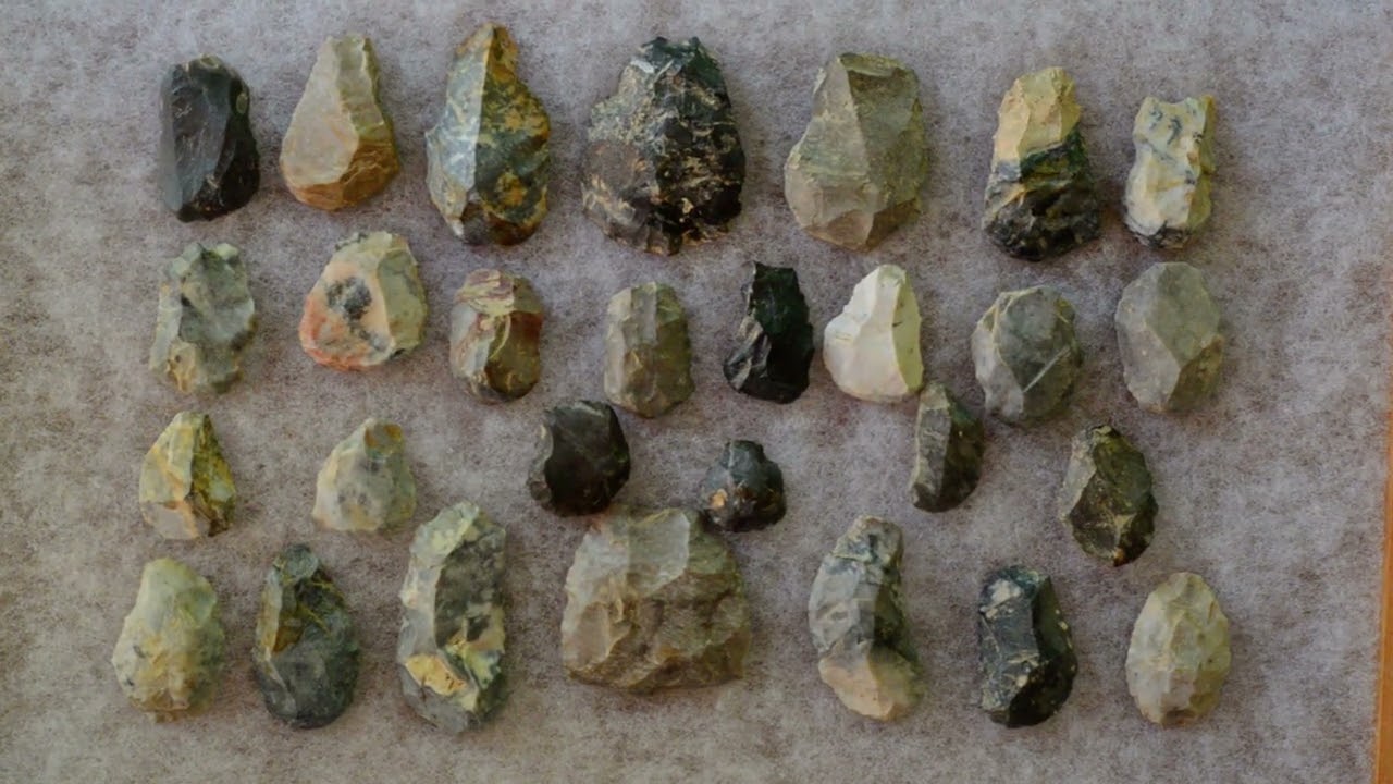 Needle Site Artifacts Uniface Tools Ohio Paleo Archaeology