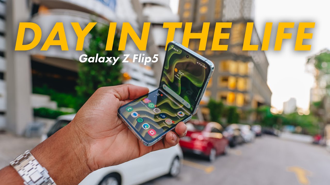 Обзор Galaxy Z Flip5 в реальном времени (тест аккумулятора и камеры!)