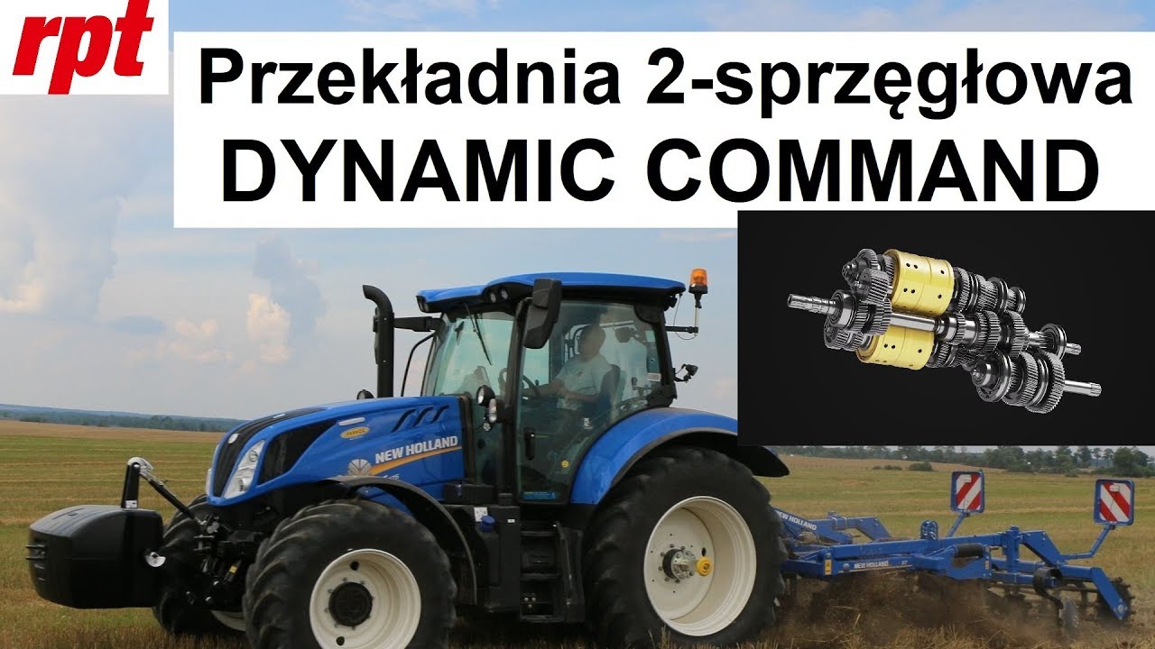 Przekładnia dwusprzęgłowa Dynamic Command w ciągniku New Holland T6.175