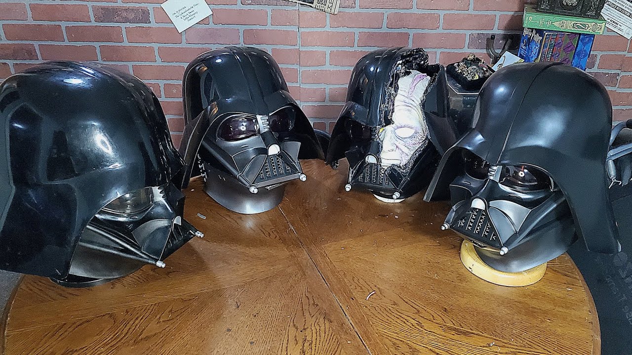 efx lineage vader helmet compared to black series and rubies Supreme helmets