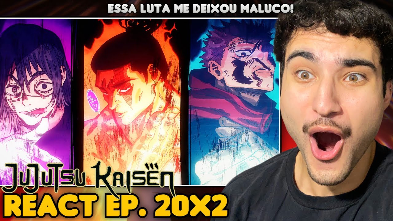 ITADORI E TODOU VS MAHITO! React Jujutsu Kaisen EP. 20 Temporada 2