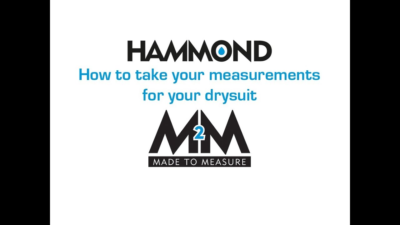 How to get your measurements for a made to measure drysuit from Hammond