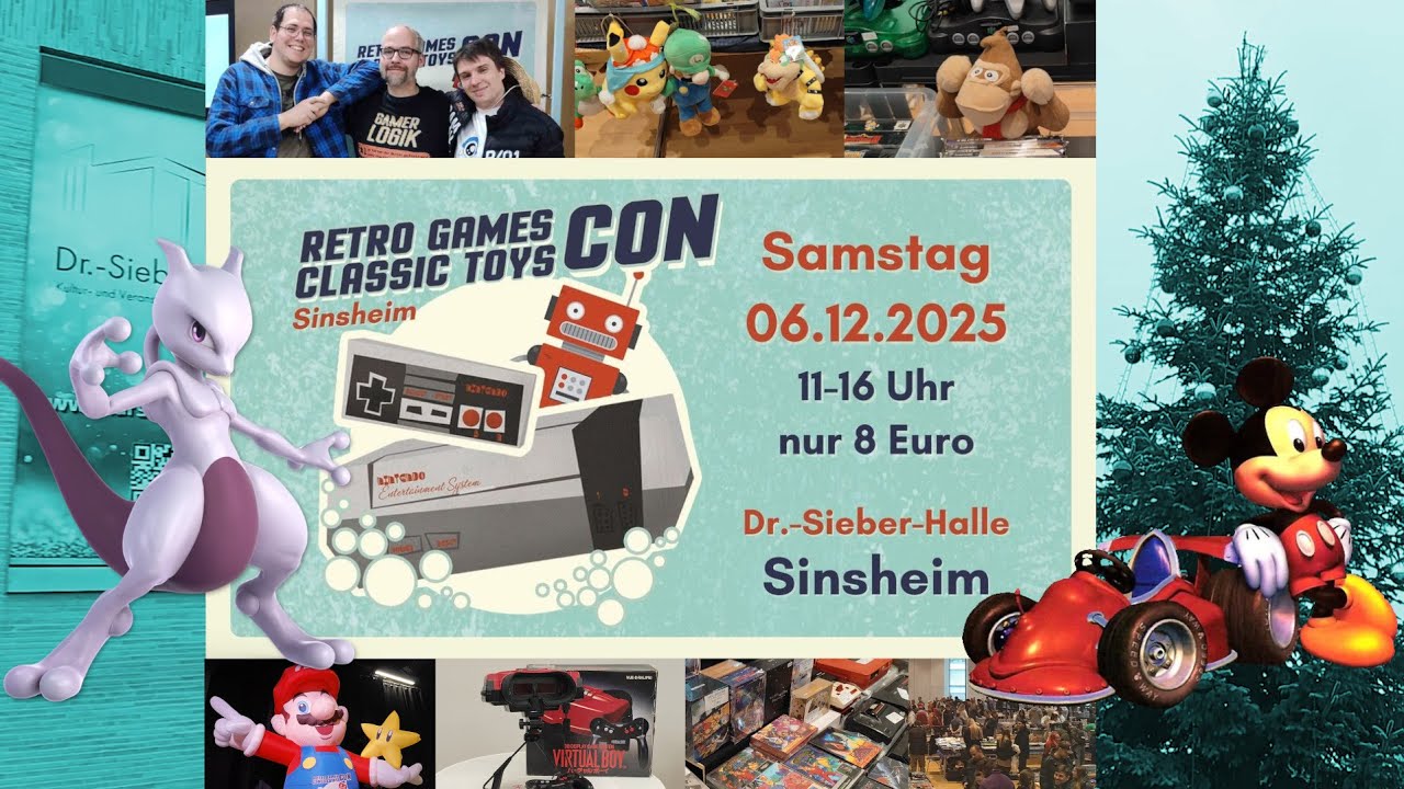 RetroGamesCon Sinsheim 2025 mit @MatzBlanc und @NintendoSmashXD | Impressionen + Ausbeute