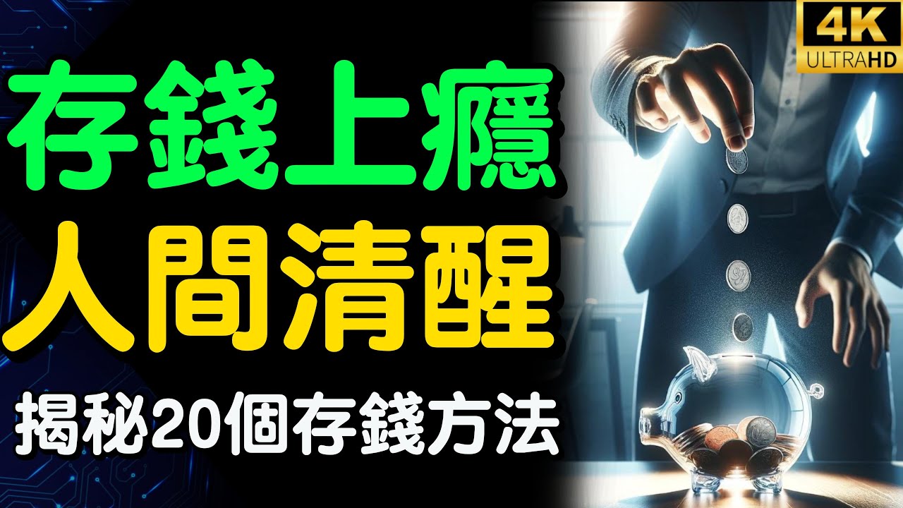2024年存錢上癮才是人間清醒 | 我勸你只存錢，減少消費，好好存錢，才是人間清醒 【財之道】富人思維 財之道 目標設定 財商 賺錢 破局思維 潛規則 社會 認知 財商知識 @財之道