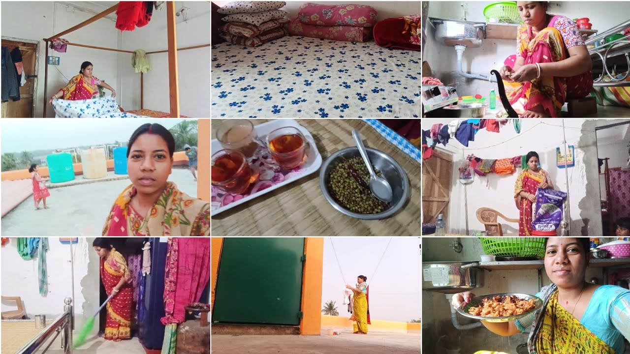 🏡এই ঘরেরকাজ রান্না সব কিছু শাশুড়ি মার কাছে থেকে শিখেছি॥ মাঝে মাঝে শাশুড়ি মায়ের কথা খুব মনে পড়ে॥😔