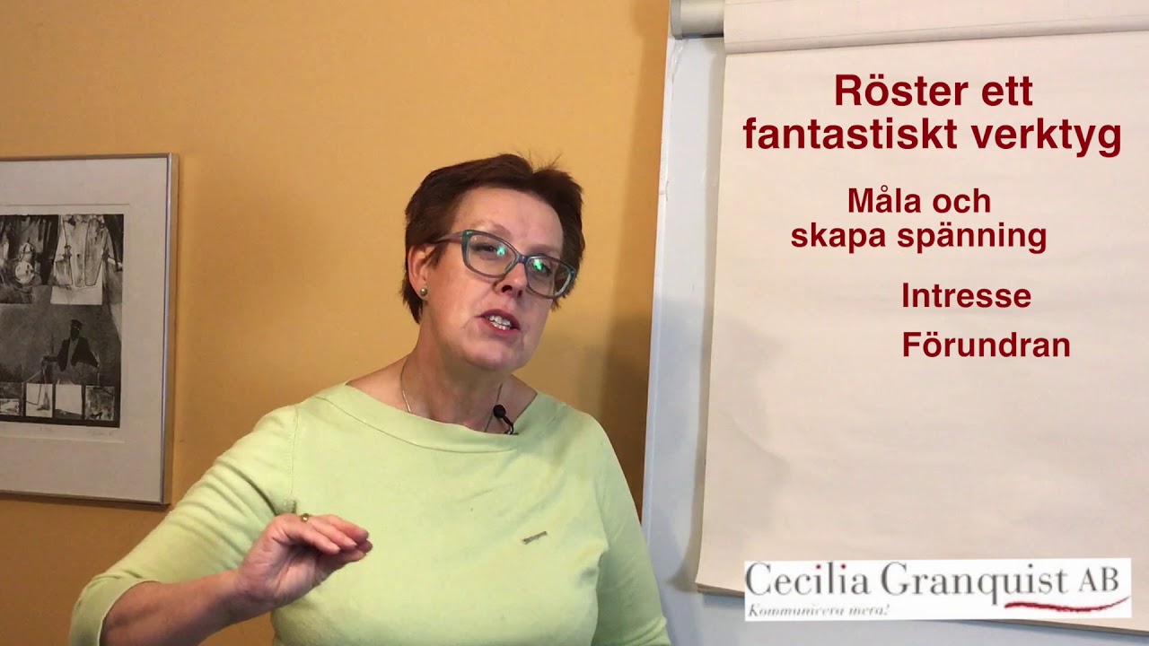 Rösten ett fantastiskt verktyg