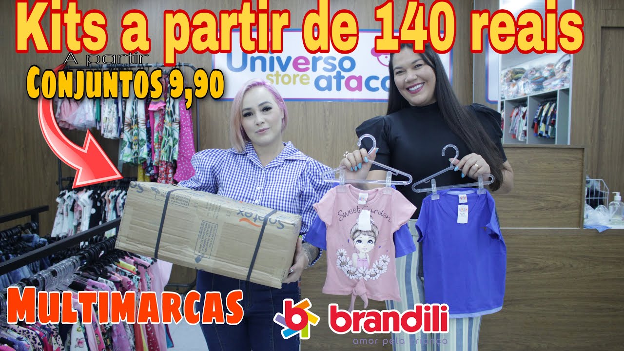 O MAIOR FABRICANTE ATACADISTA DE ROUPA INFANTIL DA 44- KIT CAIXA FECHADA