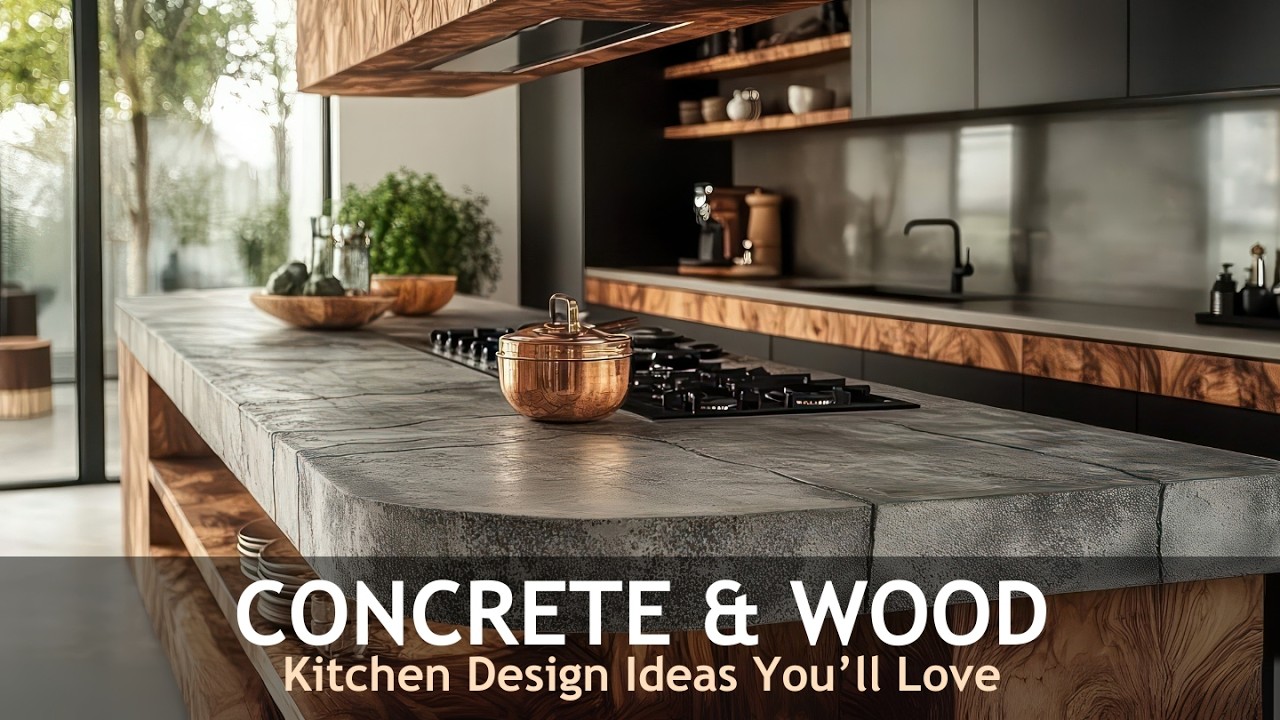 How to Design a Stunning Concrete and Wood Kitchen