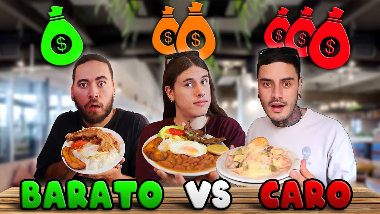 ALMUERZO BARATO vs CARO 🤑🤔 ¿CUÁL FUE NUESTRO FAVORITO?