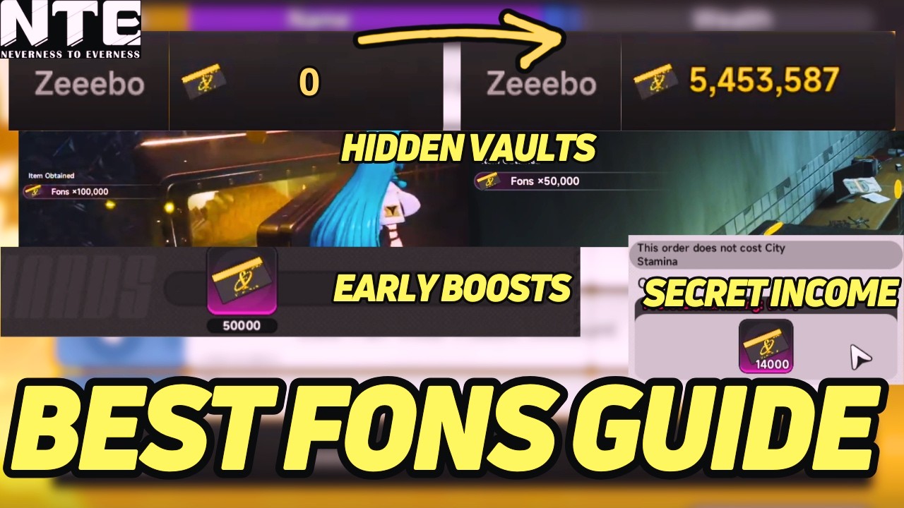 Руководство по Zeee Ultimate Fons - Ранние бонусы/Скрытые хранилища/Секретный доход!【От Невернесс...