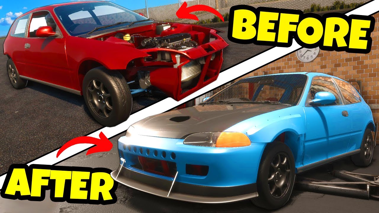 I Restored a BROKEN Honda Civic for Street Racing in Apex Point!