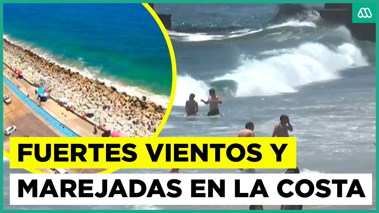 Alerta en el Litoral Centra: avisan fuertes vientos y marejadas en la costa