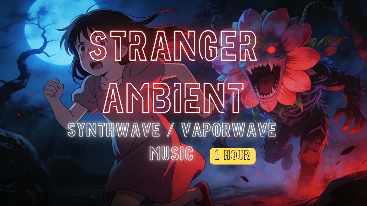 🌌💀 Stranger Ambient – Epic & Mysterious 80s Synthwave/Vaporwave ⚡🎹