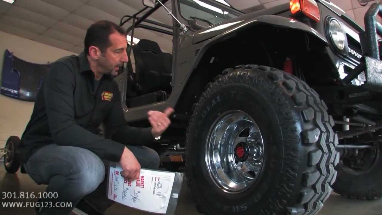 1975 Toyota FJ40 Land Cruiser for sale with test drive, driving sounds, and walk through video