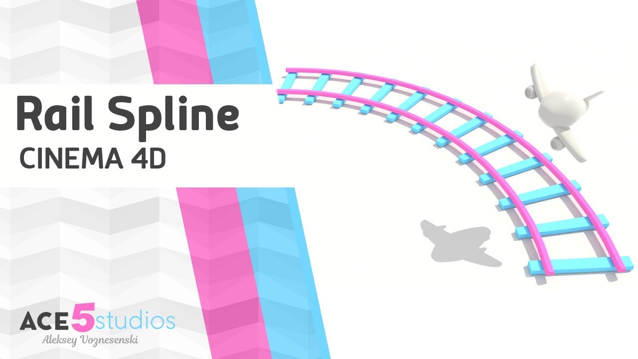 C4D rail spline tutorial
