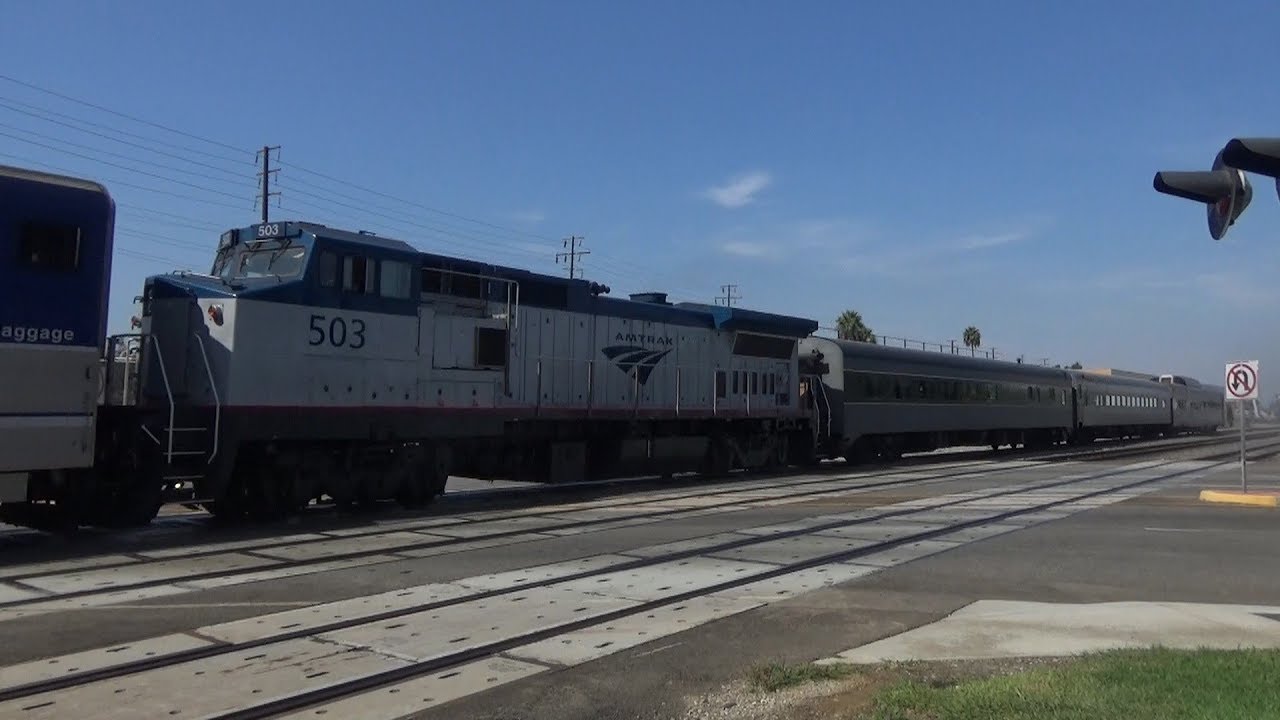 Railfanning Los Angeles County - AMTK 145, AMTK 503, Metrolink, Amtrak, and MORE