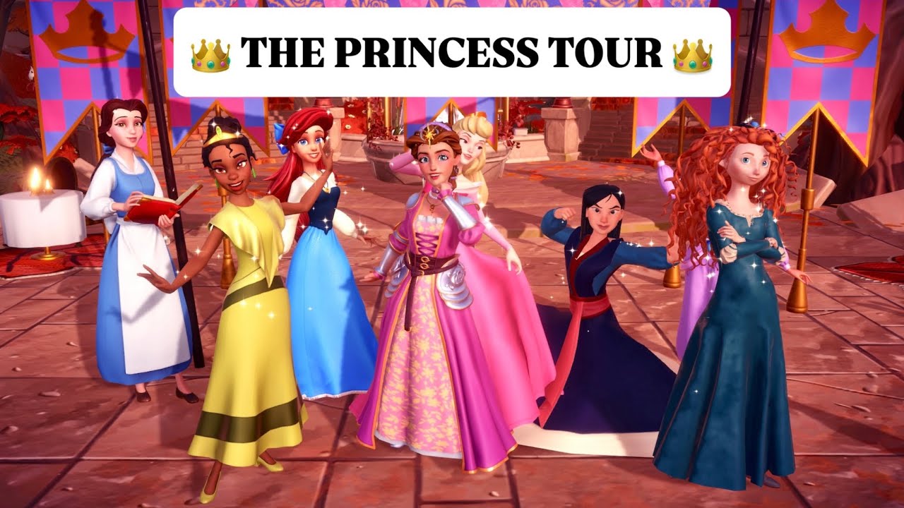AURORA’S QUEST | THE PRINCESS TOUR👑 DISNEY DREAMLIGHT VALLEY. STORYBOOK VALE. WALKTHROUGH 