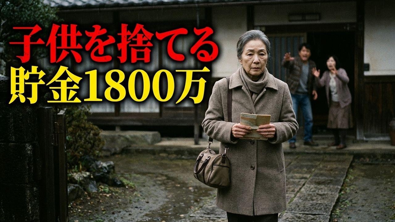 夫急死、残高1800万。寄生する子供たちを「捨てた」74歳妻の逆襲