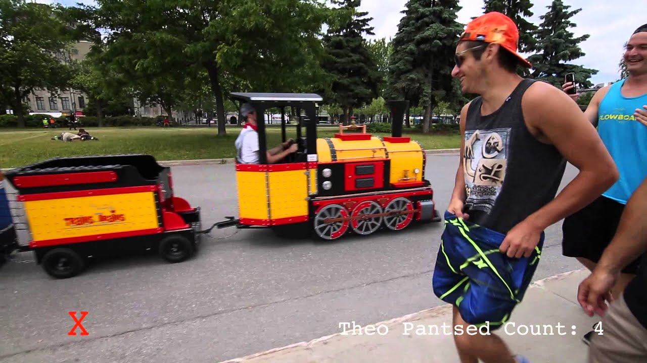 Theo gets pantsed in Montreal