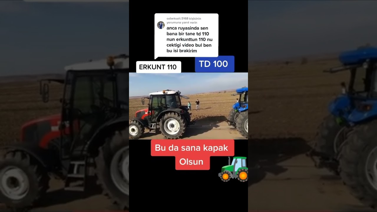 Erkunt 110 Newholland 100 &ccedil;ekişme