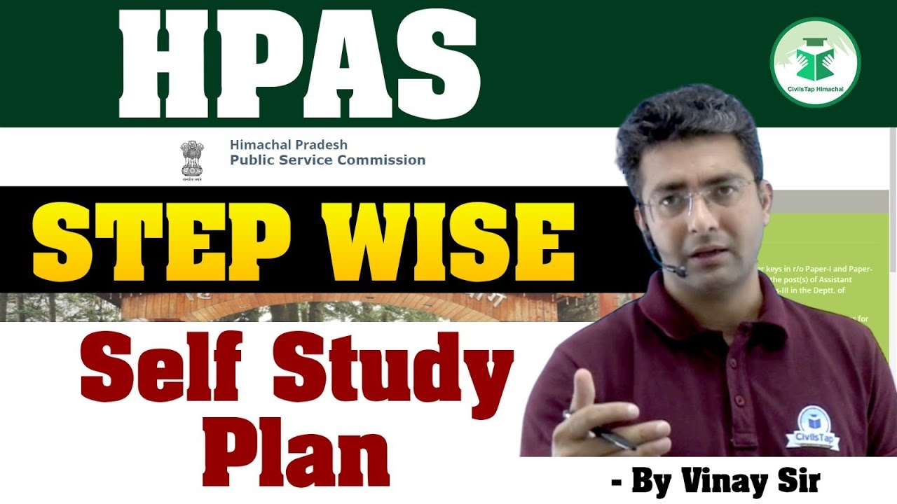 HPAS Exam Self-Study Plan | Vinay Sir’s Proven Step-Wise Guide | HPAS Exam Preparation Tips