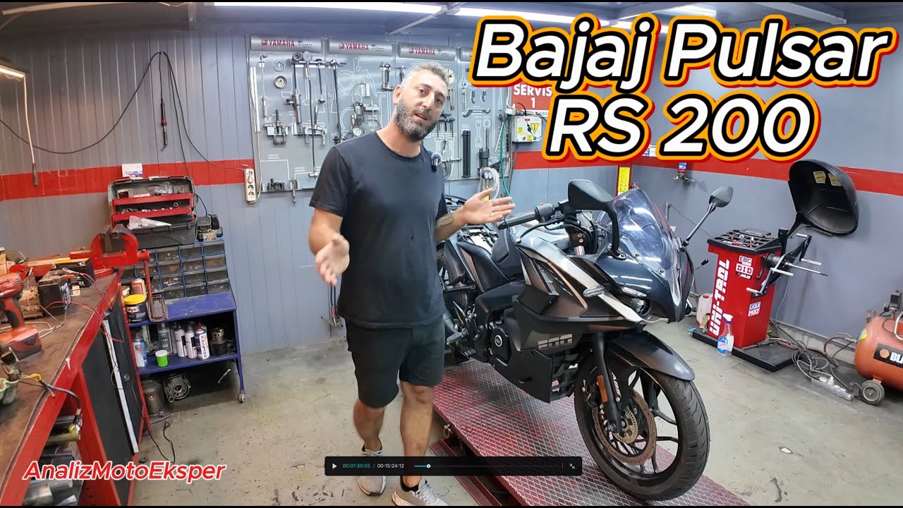 Bajaj Pulsar RS 200 Tipi Tip // AnalizMotoEksper