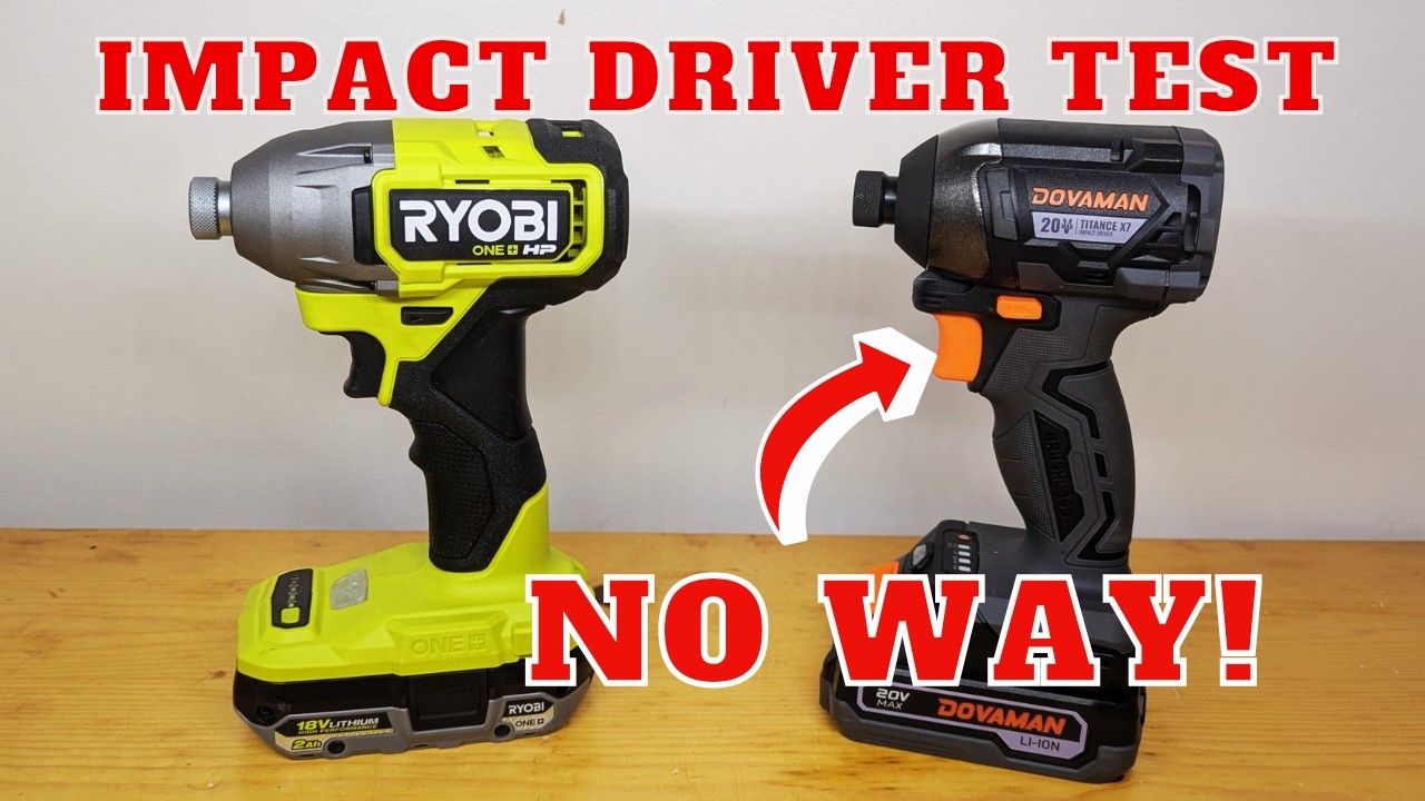 Is the Dovaman Impact Driver Better Than Ryobi? Head-to-Head Test