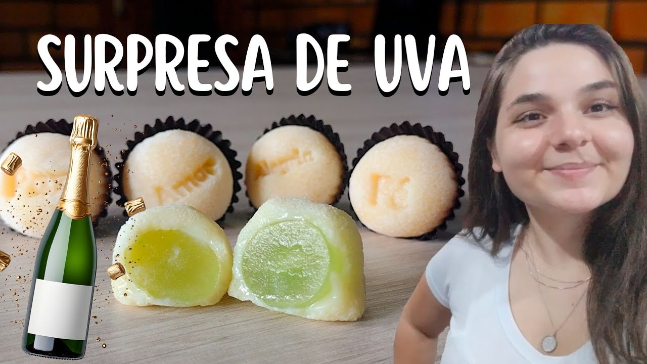 MASSA DE CHAMPAGNE E SURPRESA DE UVA! 🍾🍇