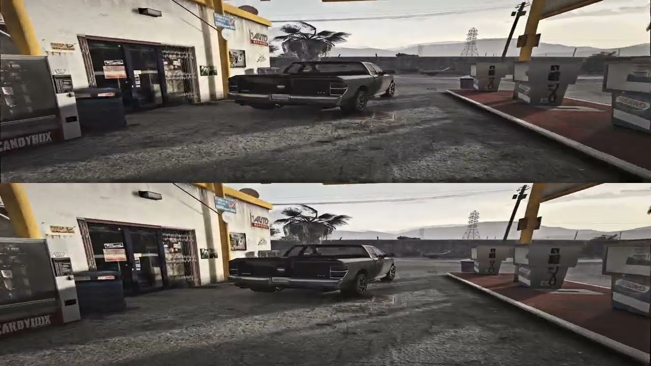 Grand Theft Auto V  TopDown for 3D Monitor,TV and VR with Spatial 3D Audio DVR