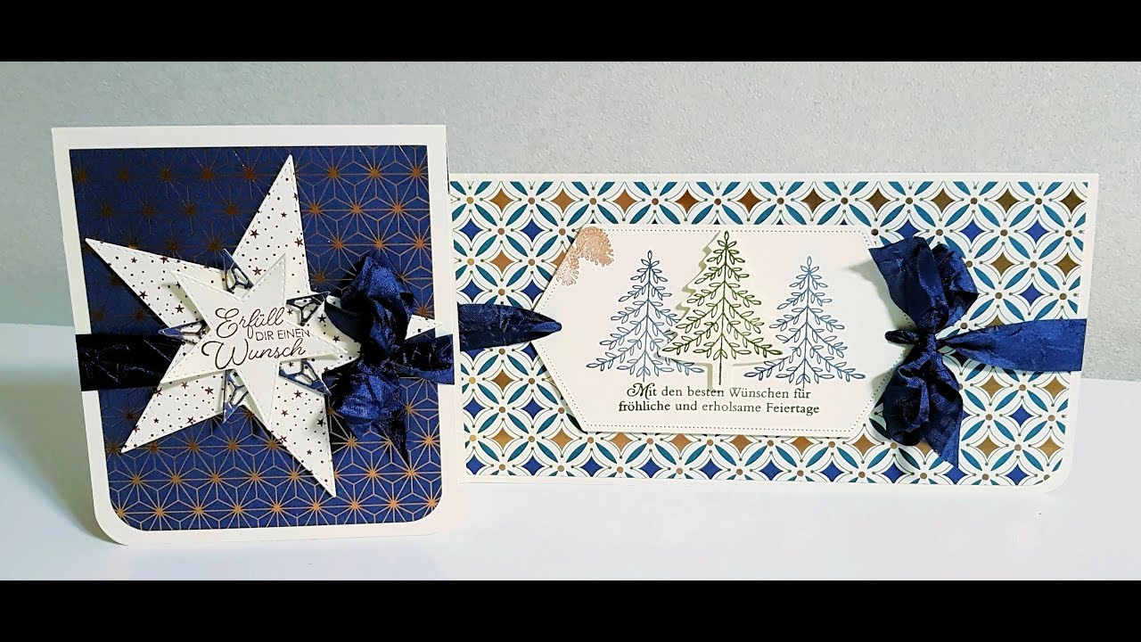Geldkarten super schnell gemacht- festlich und elegant mit Stampin`Up!