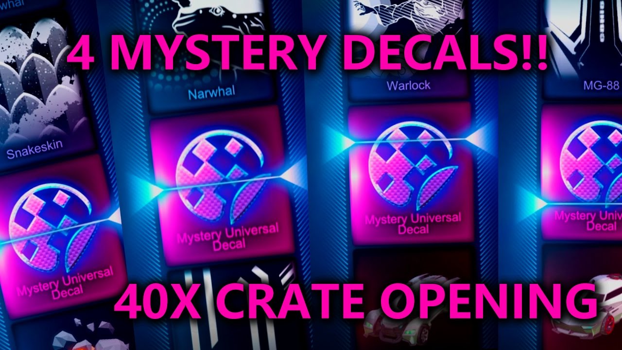 4 MYSTERY UNIVERSAL DECALS IN 40X OPENING!!