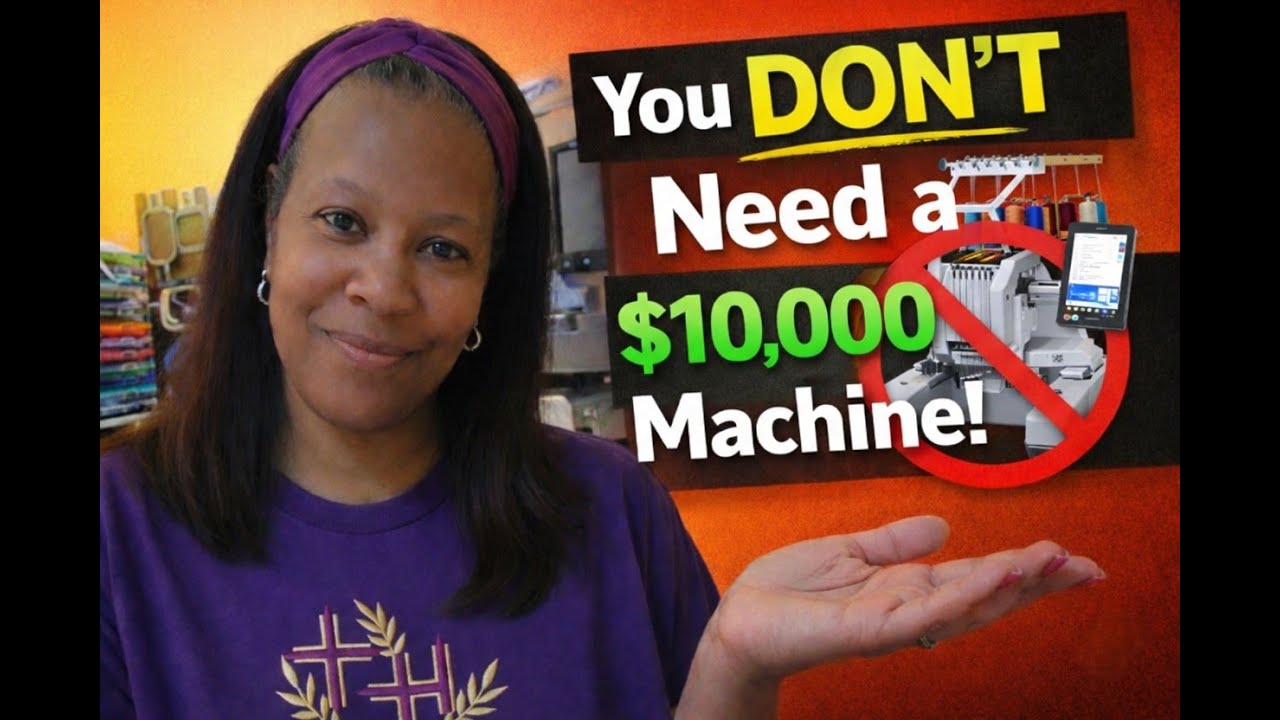Bought an Embroidery Machine? Here’s What You Actually Need to Get Started
