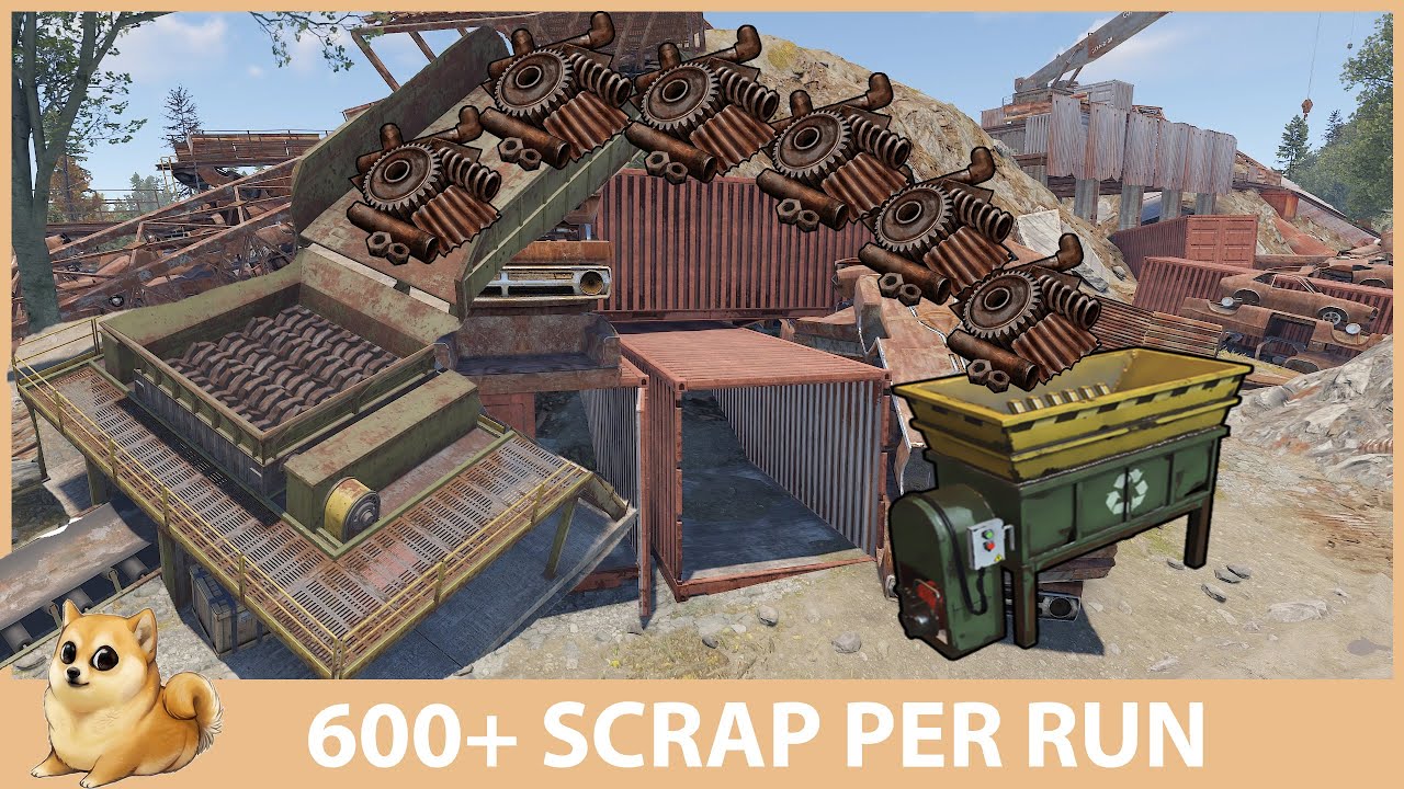 Rust - Junkyard - How to Get 600+ Scrap Per Run