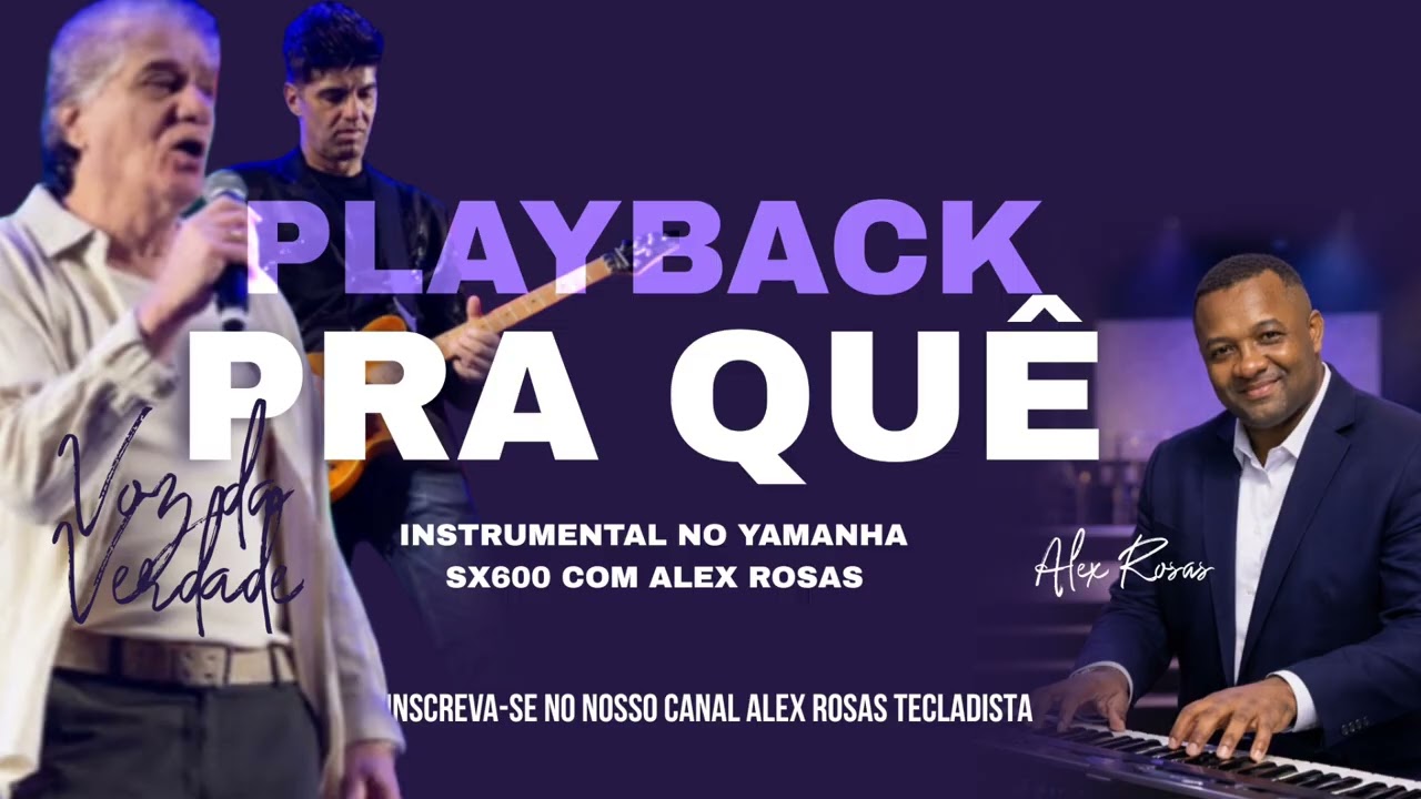 PLAYBACK PRA QUÊ (VOZ DA VERDADE) COM ALEX ROSAS NO YAMANHA SX600
