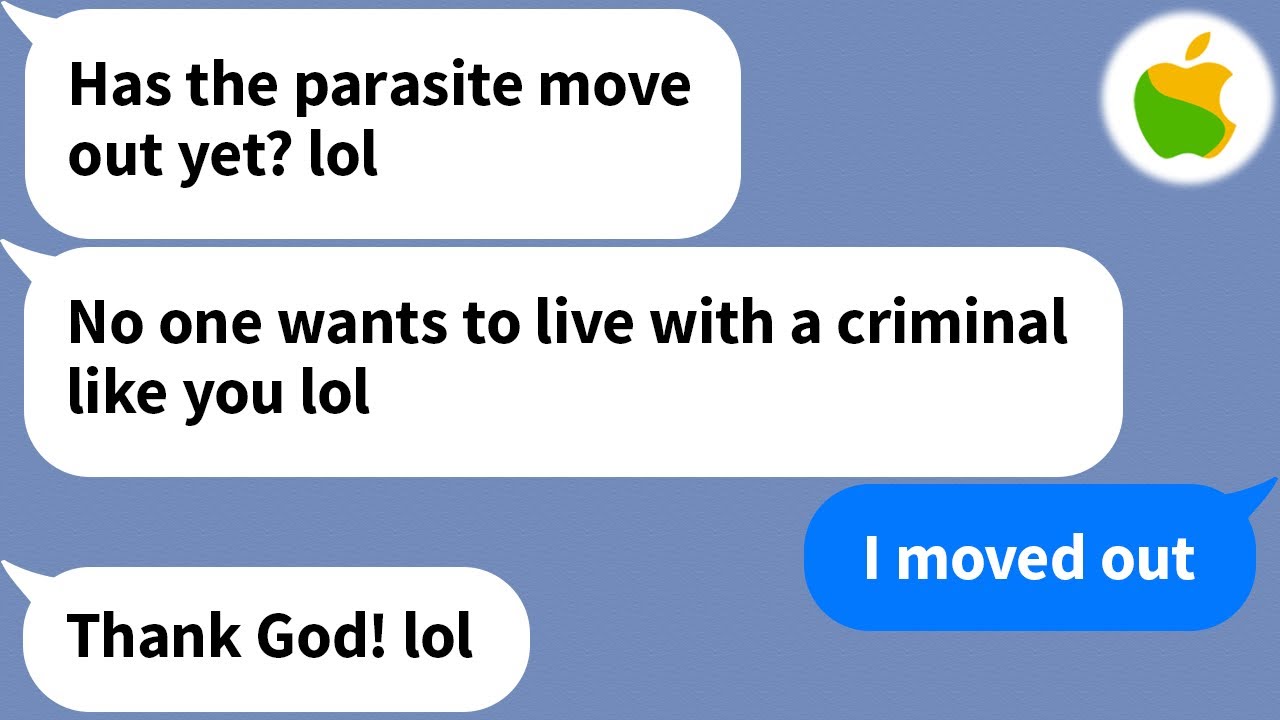 【Apple】 My family treats me like a parasite and kick me out of the house