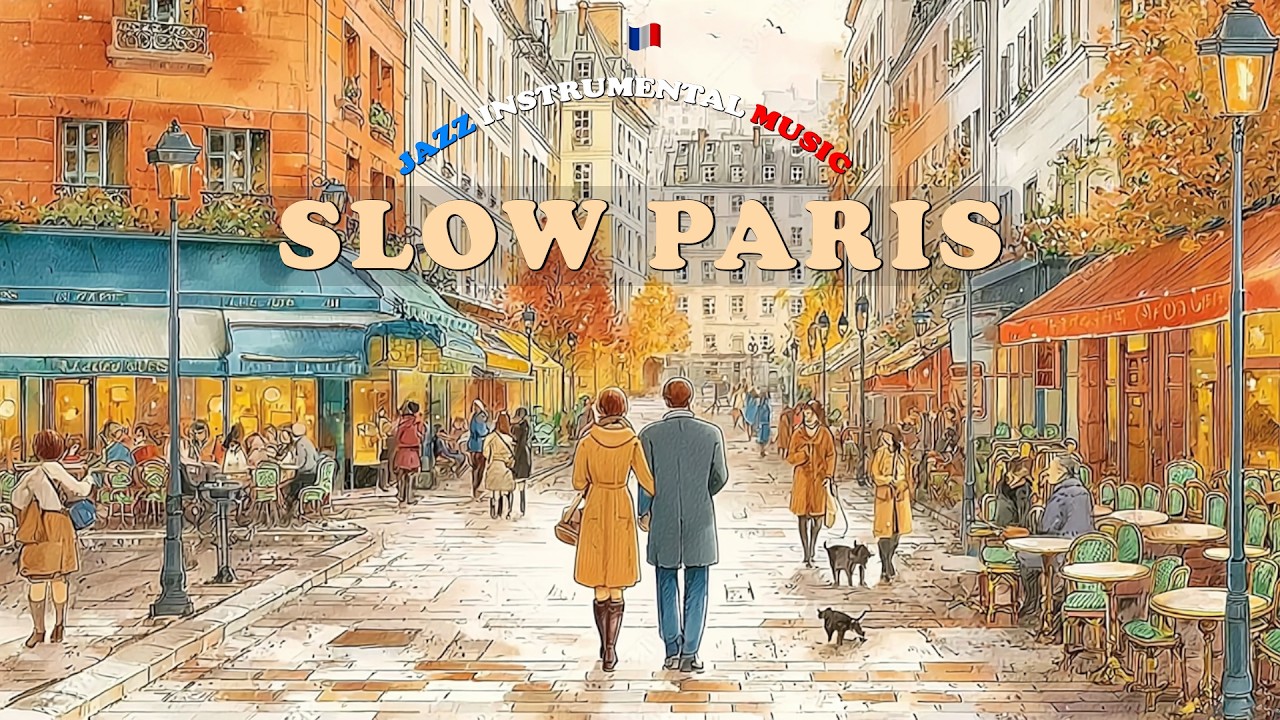 𝐒𝐥𝐨𝐰 𝐋𝐢𝐟𝐞 𝐢𝐧 𝐏𝐚𝐫𝐢𝐬 🎷 French Instrumental Music Playlist — Relaxing Jazz | Guitar & Accordion