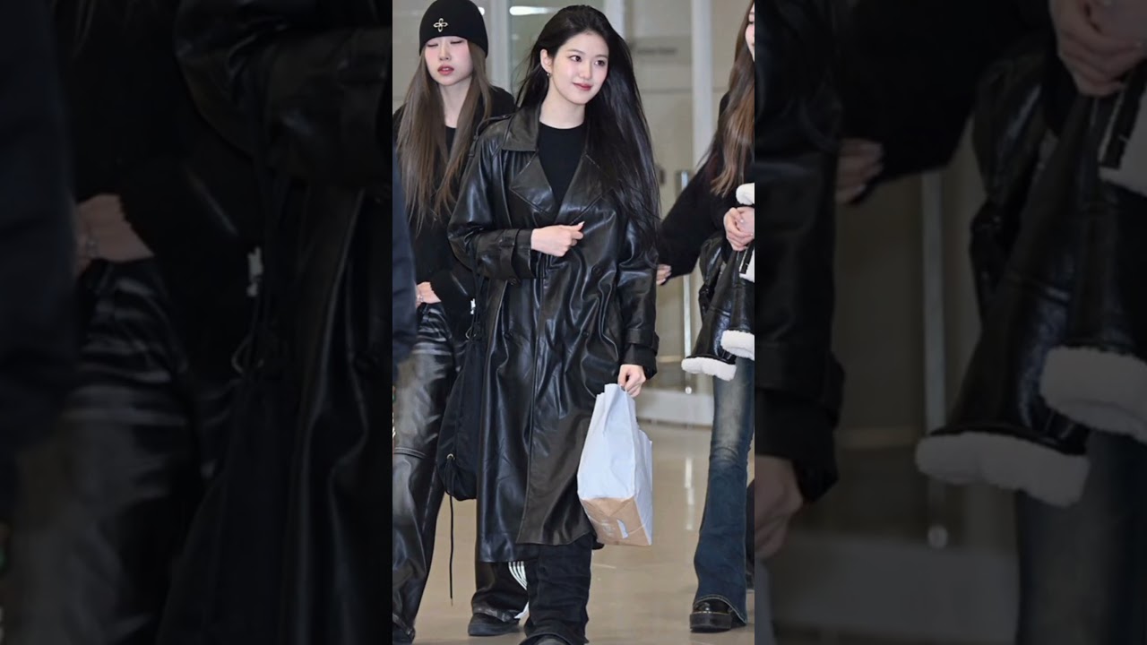 Yoon Jiyoon's airport looks #izna #yoonjiyoon #fashion #shorts #jiyoon #kpop #jeemin #mai #sarang