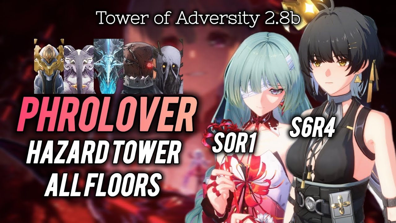 Phrolova & Rover (Havoc) Duo | Hazard Tower All Floors | Tower of Adversity 2.8b | Wuthering Waves 