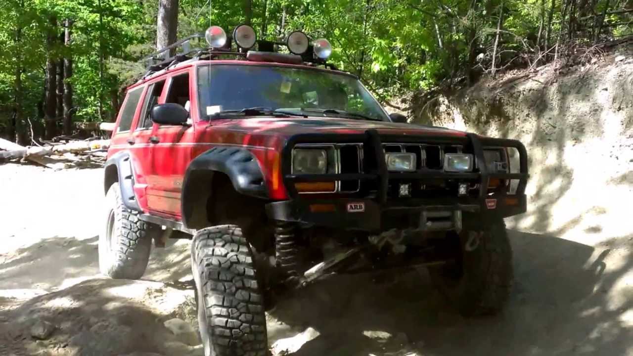 XJ going up Daniel 1st ledge