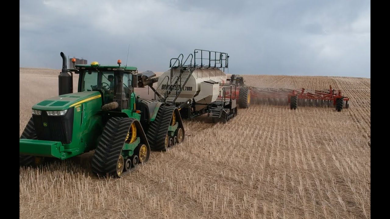 John Deere 9620RX 70ft seeder!