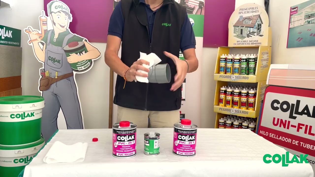 PVC-25 T | ADHESIVO para TUBERÍAS DE PVC (PVC CEMENT) |
