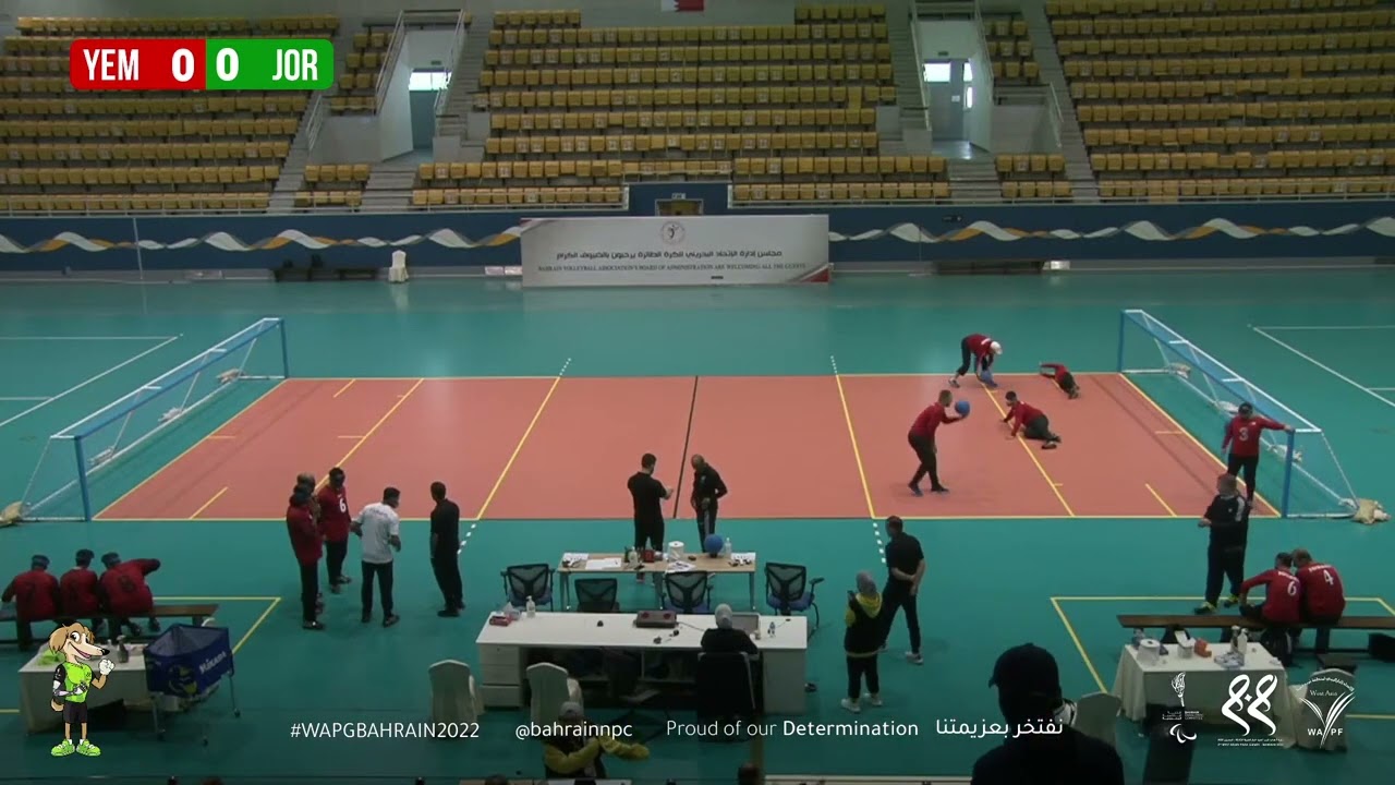 3rd West Asian Para Games   Bahrain 2022   Goalball   YEM VS JOR   22 2 2022