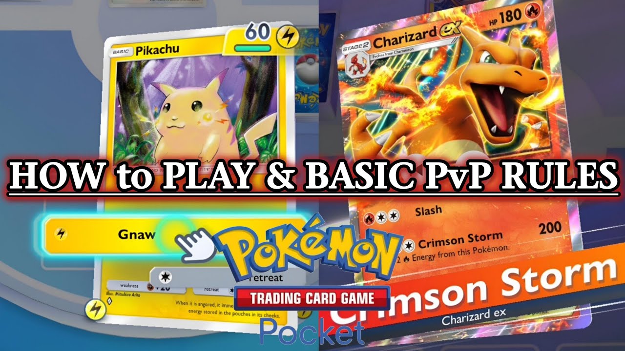 HOW to PLAY Pokémon TCG Pocket Battles | Basic Rules Tutorial and... SIMPLIFIED TCG Rules?