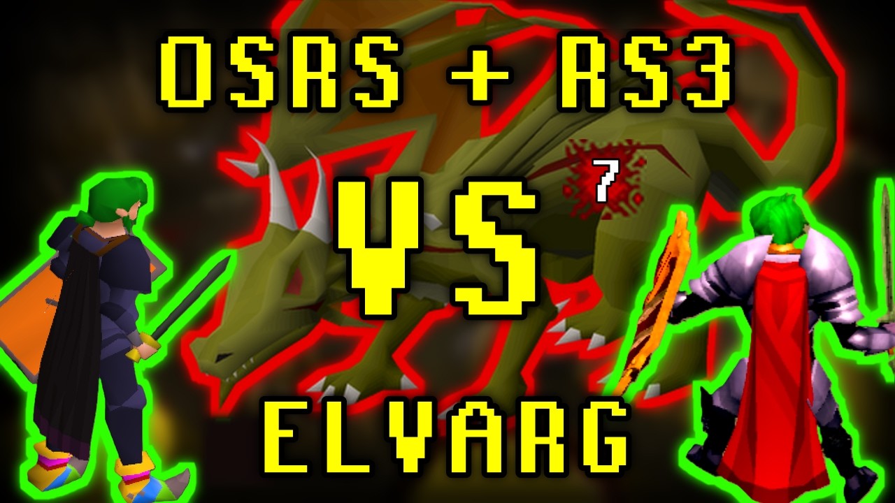 My OSRS and RS3 Hardcore Iroman accounts are connected | Beating off Elvarg | ep2