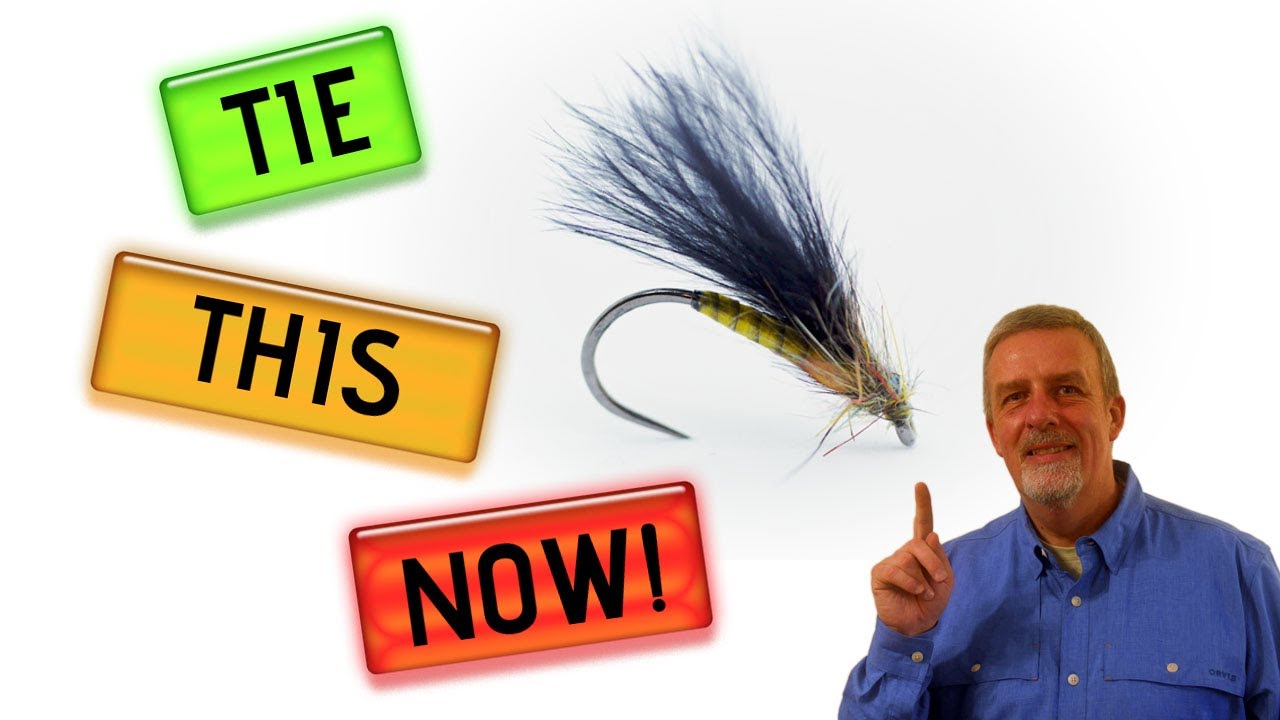 Fly Fishing, Tying an early season Killer Cormorant