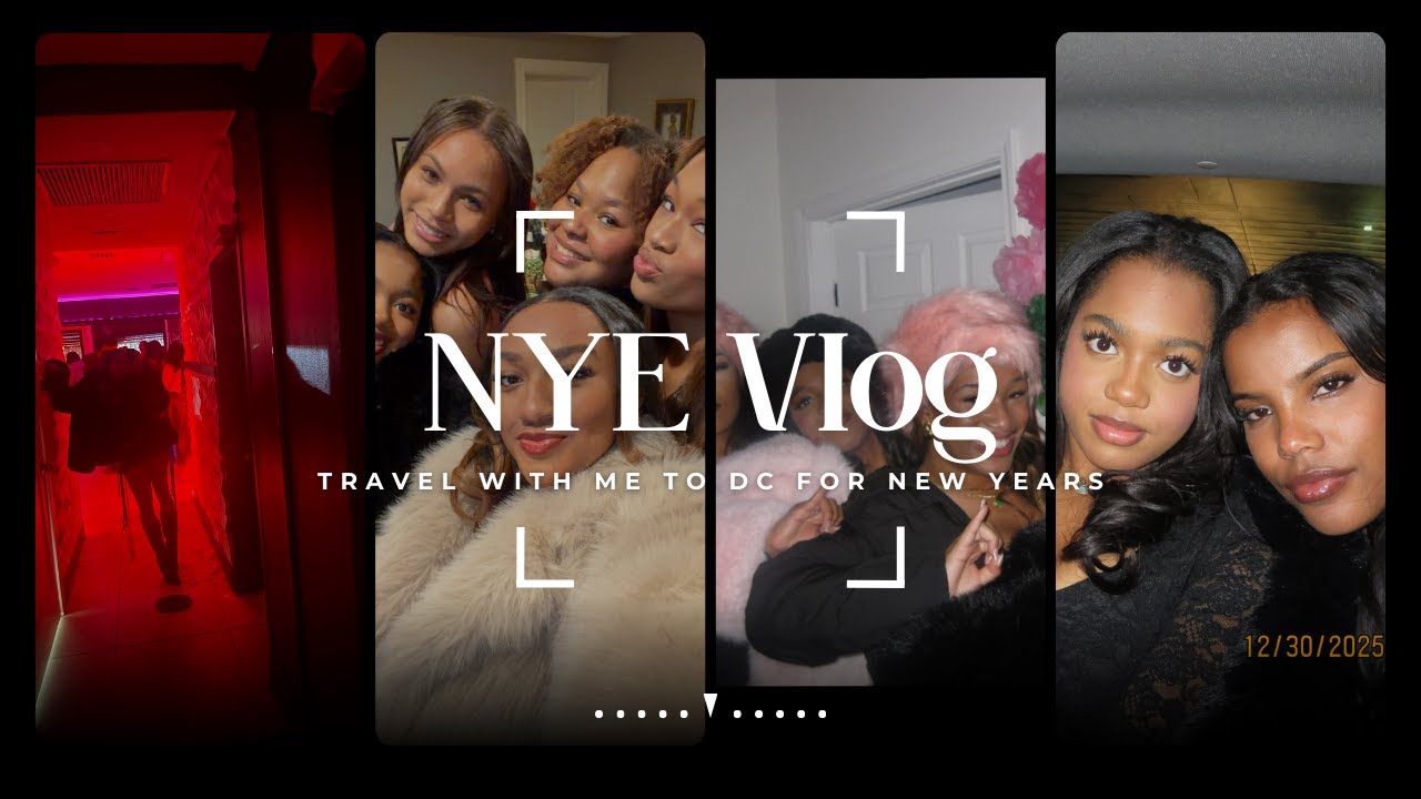 Travel Vlog | New Years Eve in Washington D.C | Travel with me and my linesisters