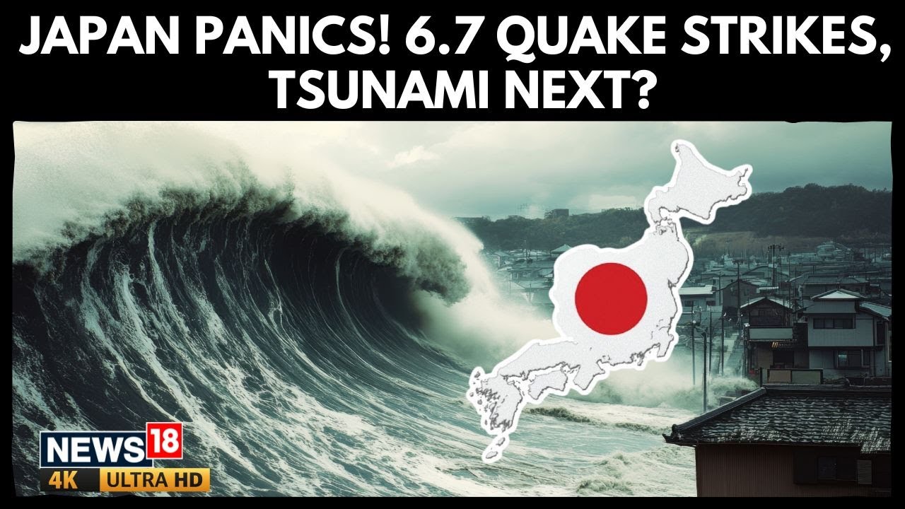 Japan's 6.7 Earthquake Off Aomori Sparks Tsunami Advisory, Panic In Northeast | Tsunami Warning | 4K