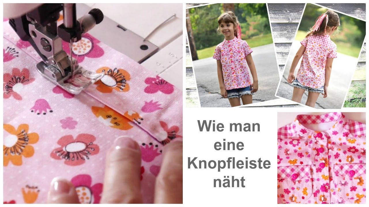 Knopfleiste annähen | Hemd mit Kragen nähen | Hemdkragen nähen | Cool Shirt | Frocks Frolics